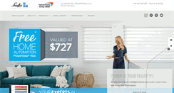 Desktop Screenshot of capricornscreens.luxaflex.com.au