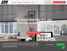 Tablet Screenshot of luxaflex.de