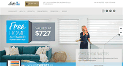 Desktop Screenshot of barnesinteriors.luxaflex.com.au