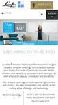 Mobile Screenshot of barnesinteriors.luxaflex.com.au
