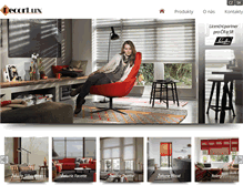 Tablet Screenshot of luxaflex.cz