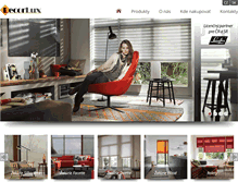 Tablet Screenshot of luxaflex.sk